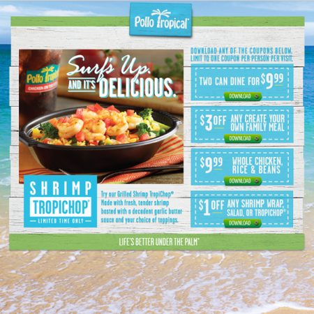 Pollo~Tropical Landing Page & CSS Banner Ads